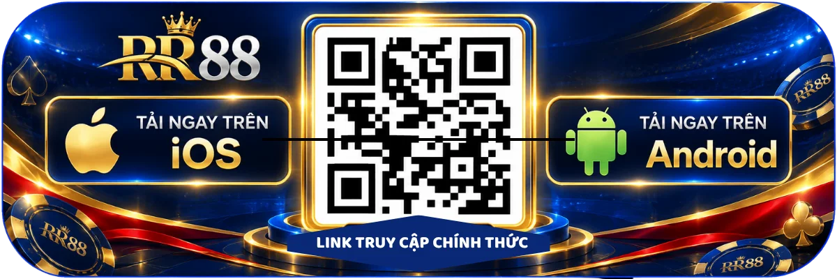 Mã QR tải ứng dụng RR88 cho iOS và Android